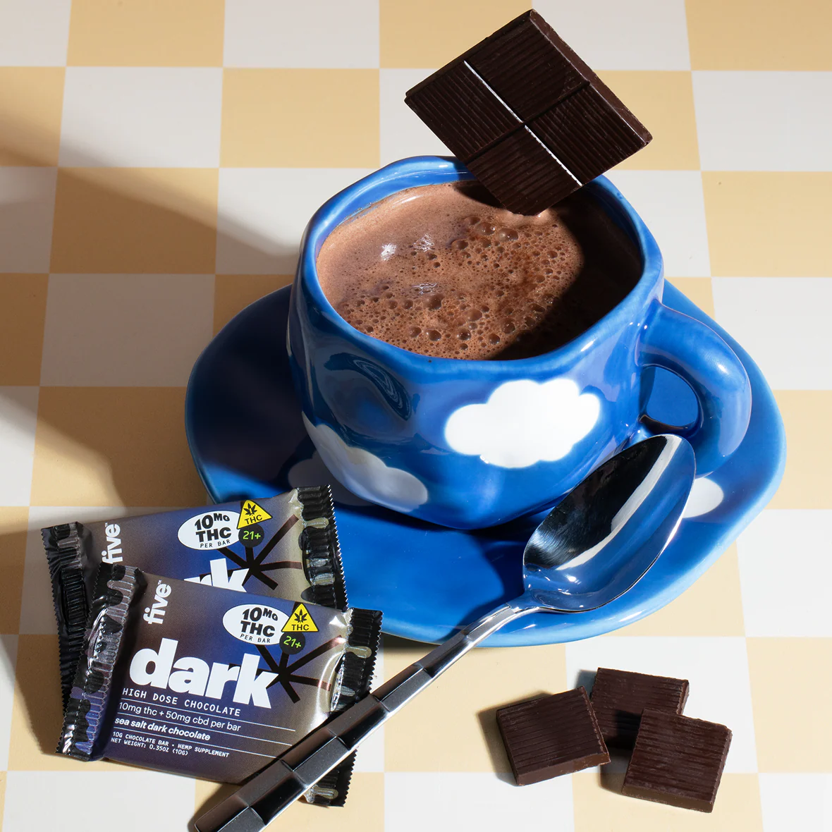 sea salt 10mg thc dark chocolates - Image 4