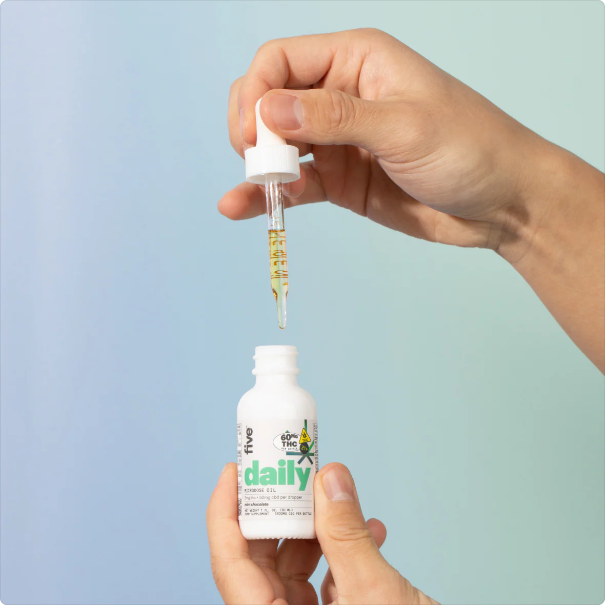 microdose mint chocolate 2mg thc drops - Image 3